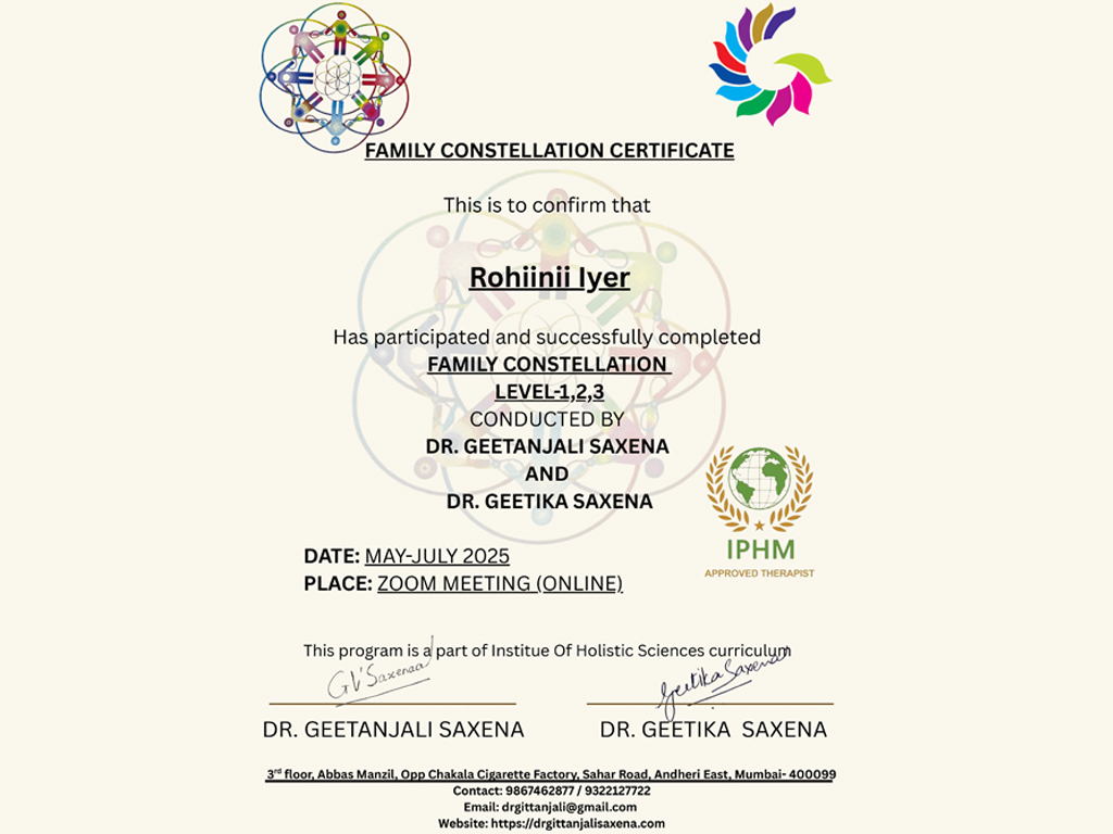 Accreditation certificate 1