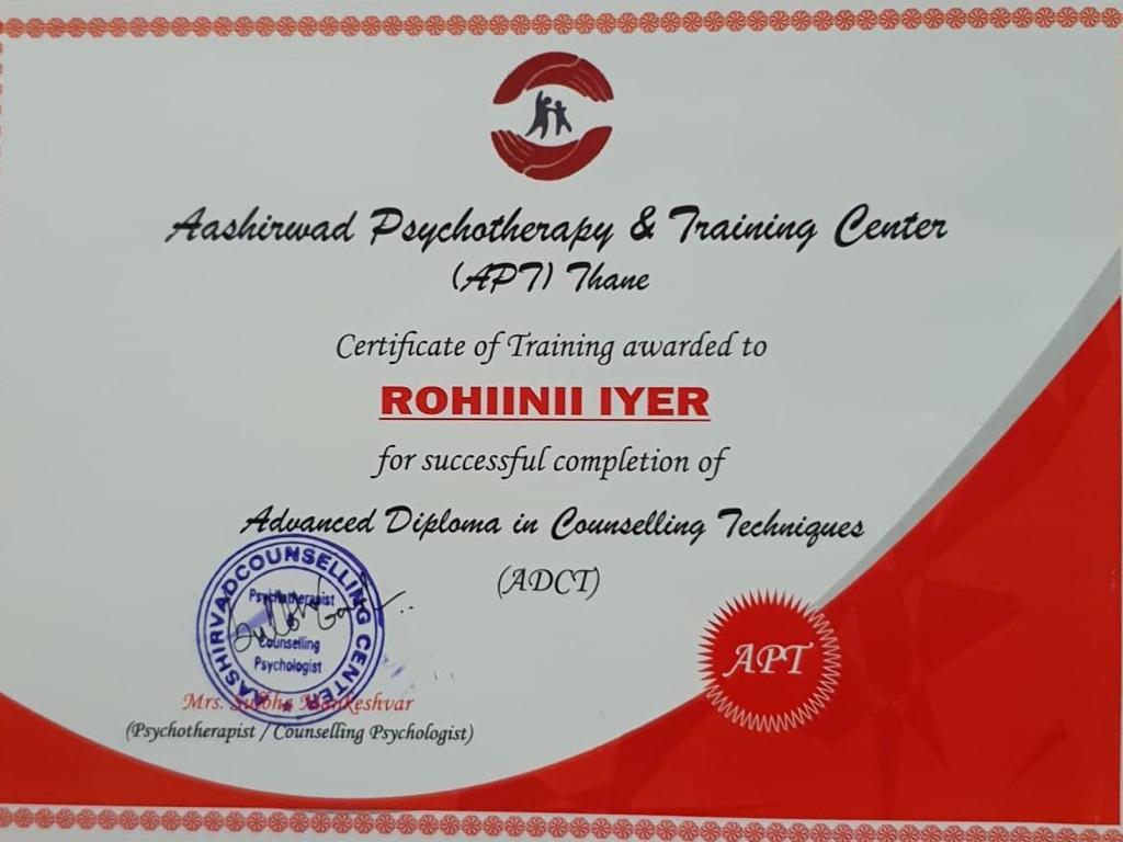 Accreditation certificate 1