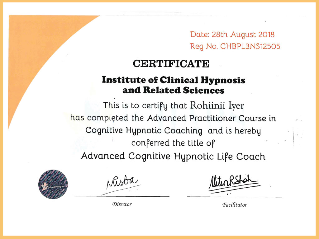 Accreditation certificate 5