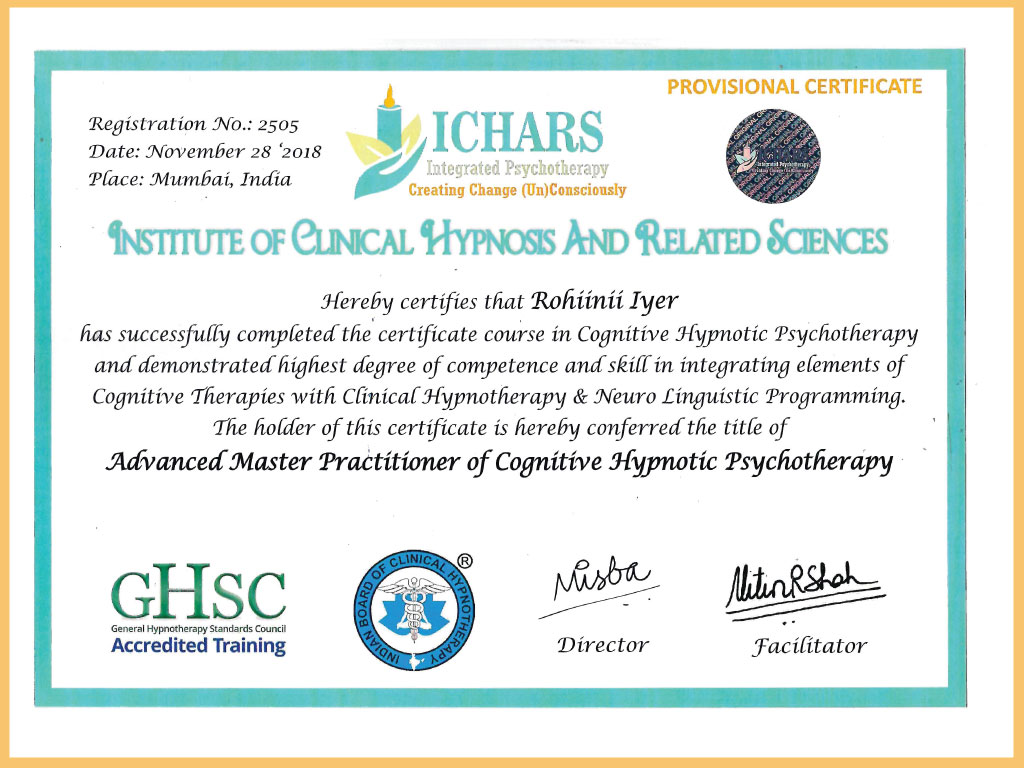 Accreditation certificate 9